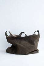 Suede Slouch Bag