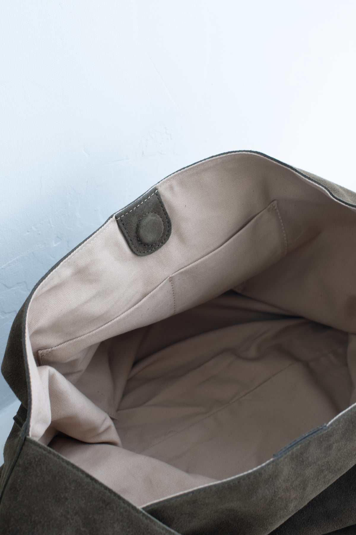 Suede Slouch Bag