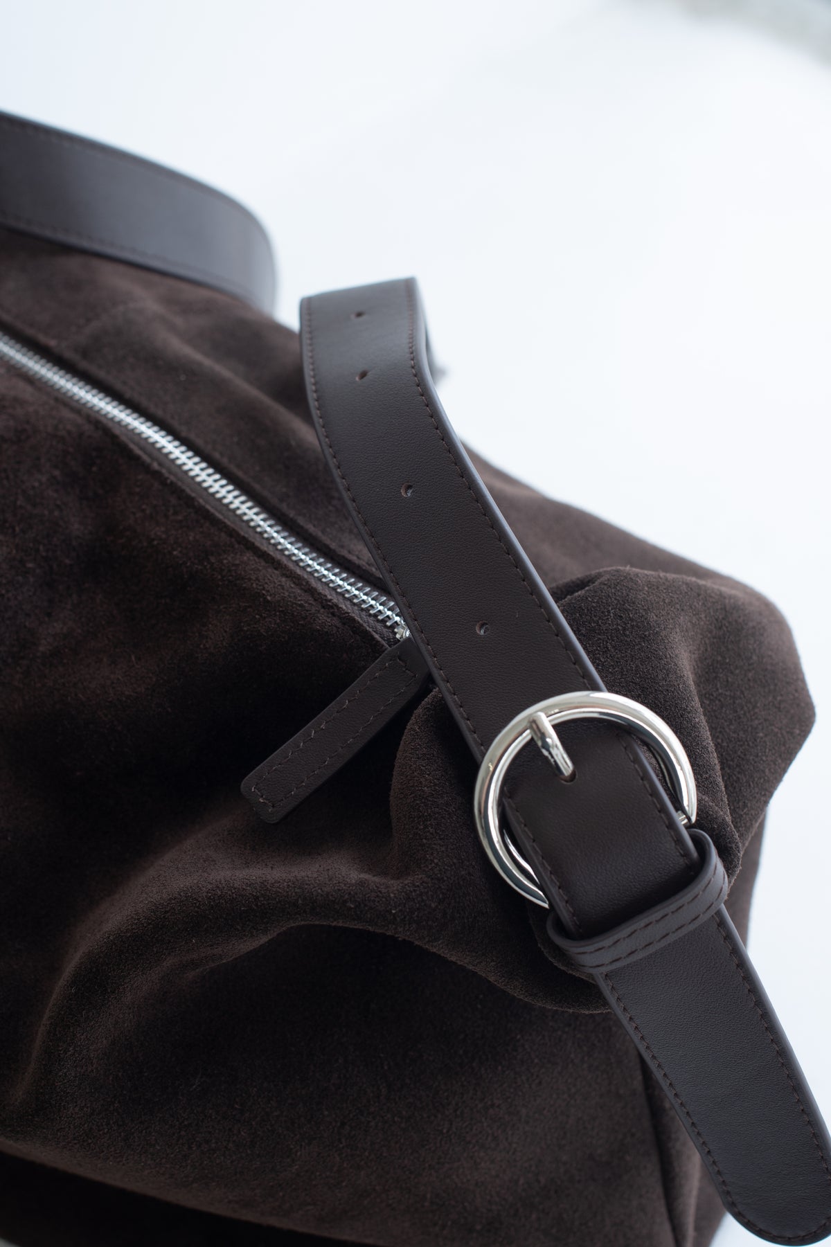 Suede Pillow Bag