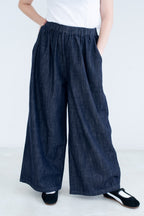 Straight Leg Denim Trousers