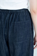 Straight Leg Denim Trousers