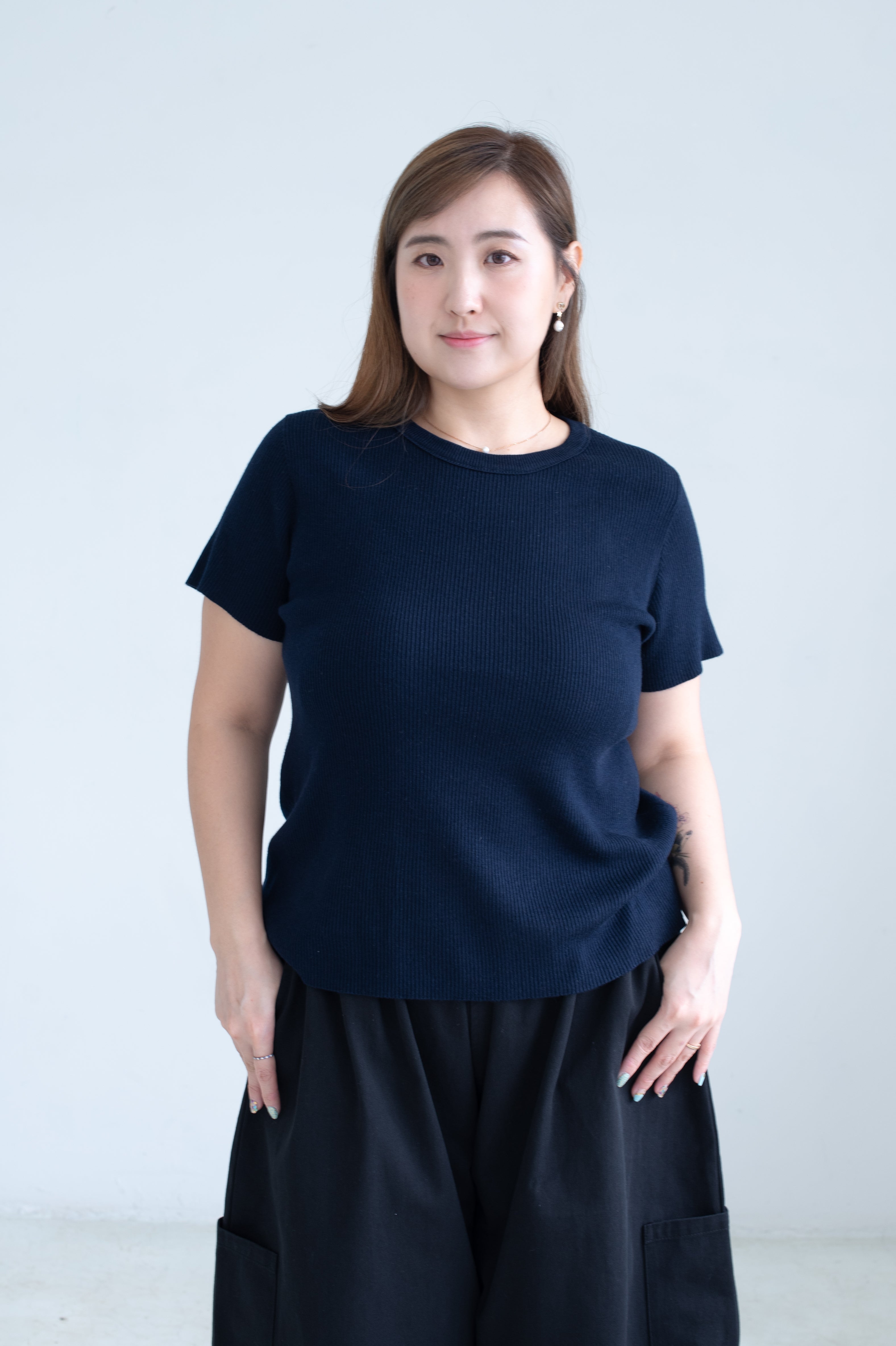 Crew Neck Knit Top
