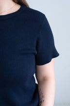 Crew Neck Knit Top