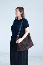 Suede Pillow Bag