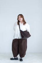 Curved Leg Trousers