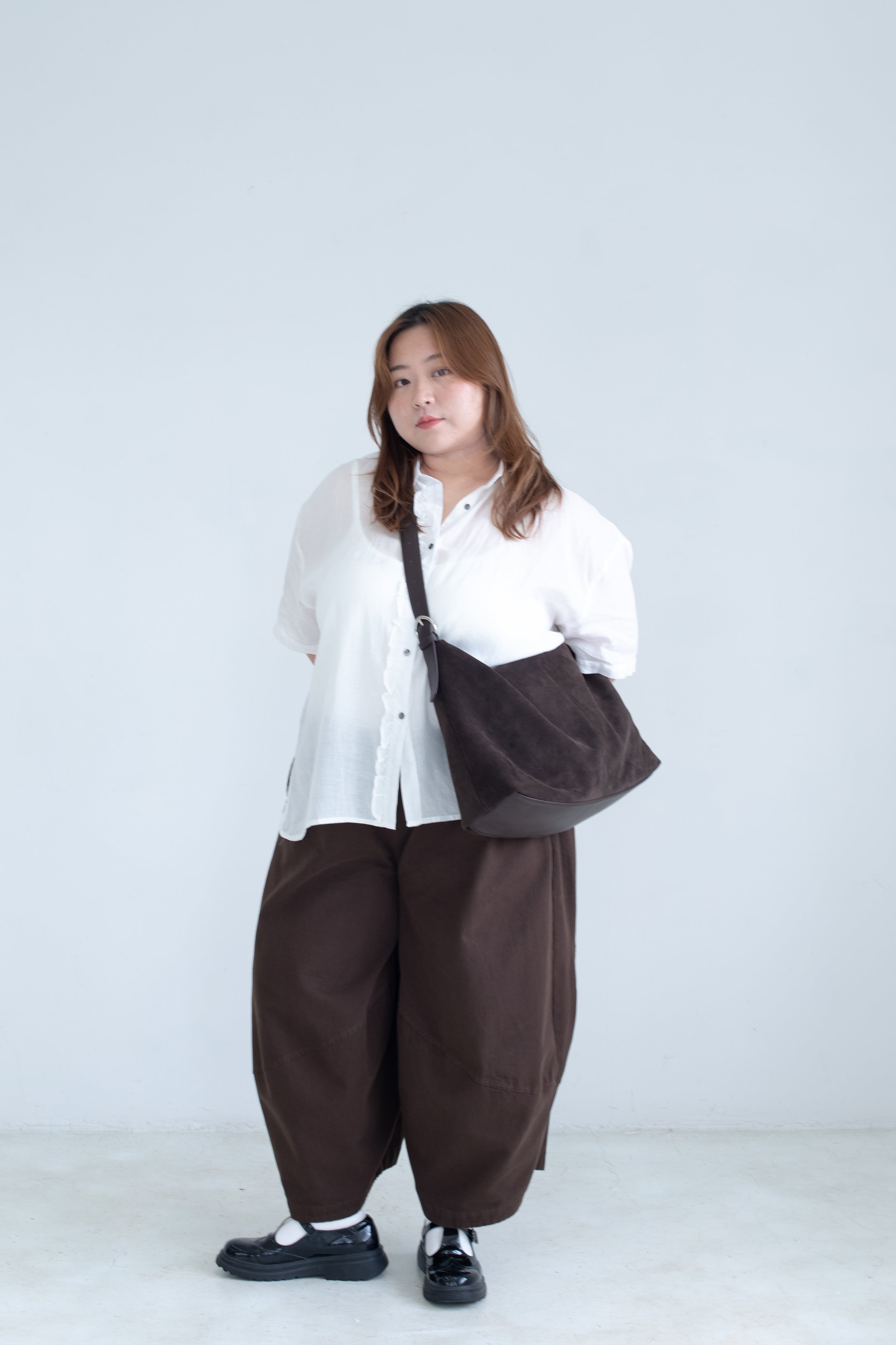 Curved Leg Trousers