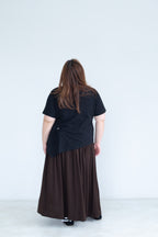 Asymmetric Drawstring Top