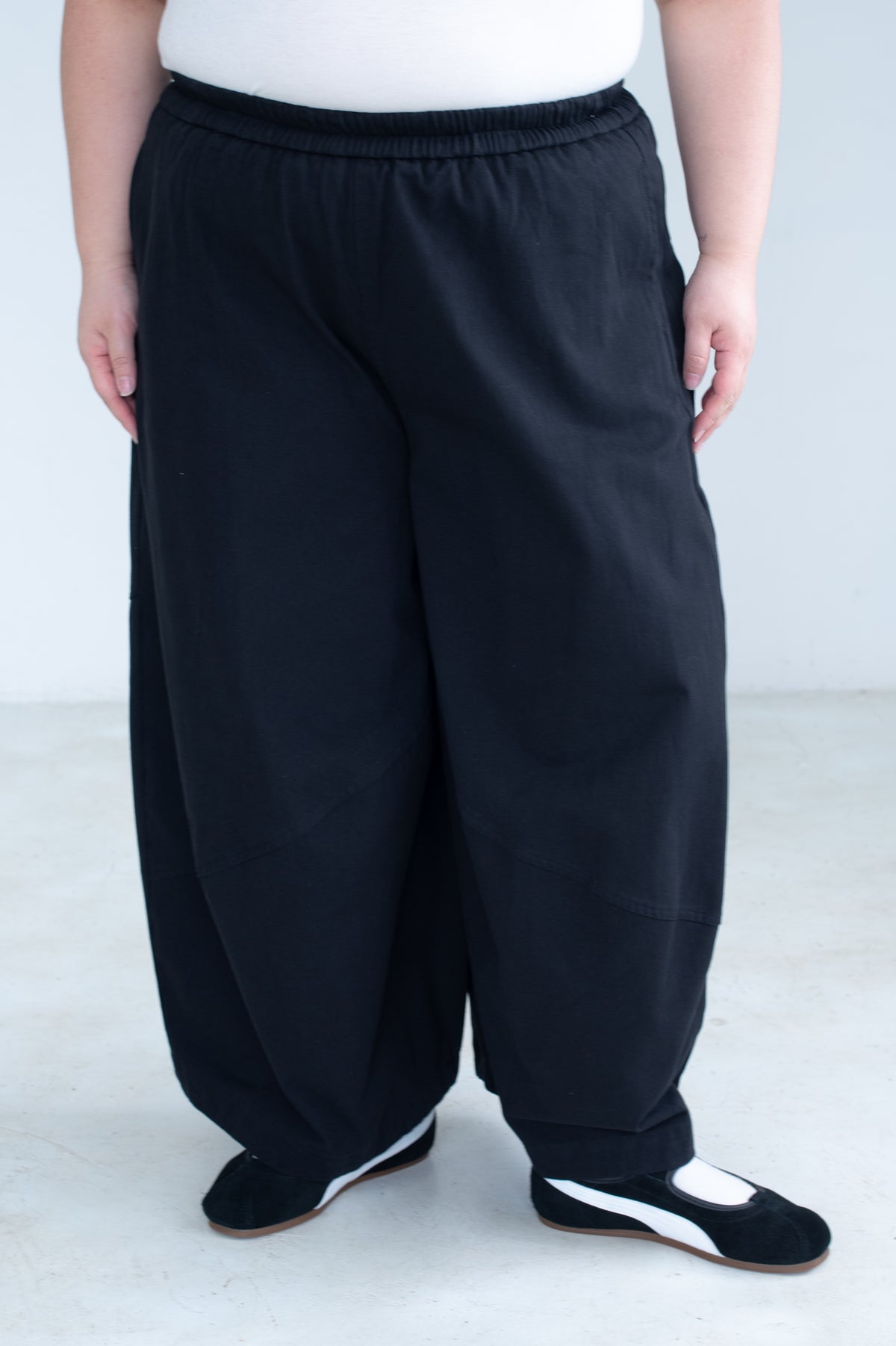Curved Leg Trousers
