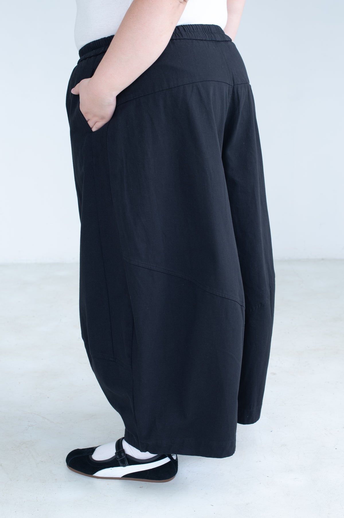 Curved Leg Trousers