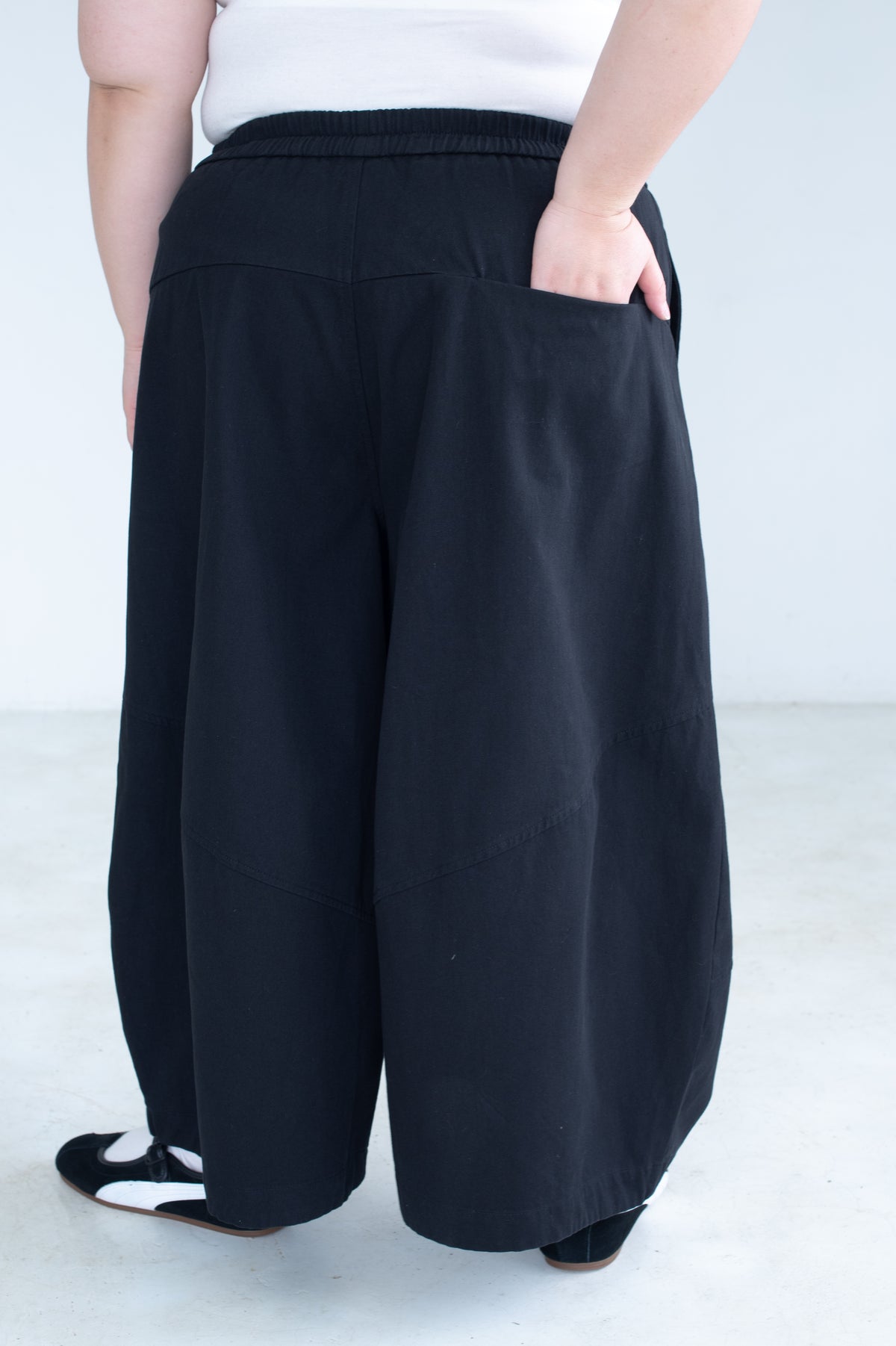 Curved Leg Trousers