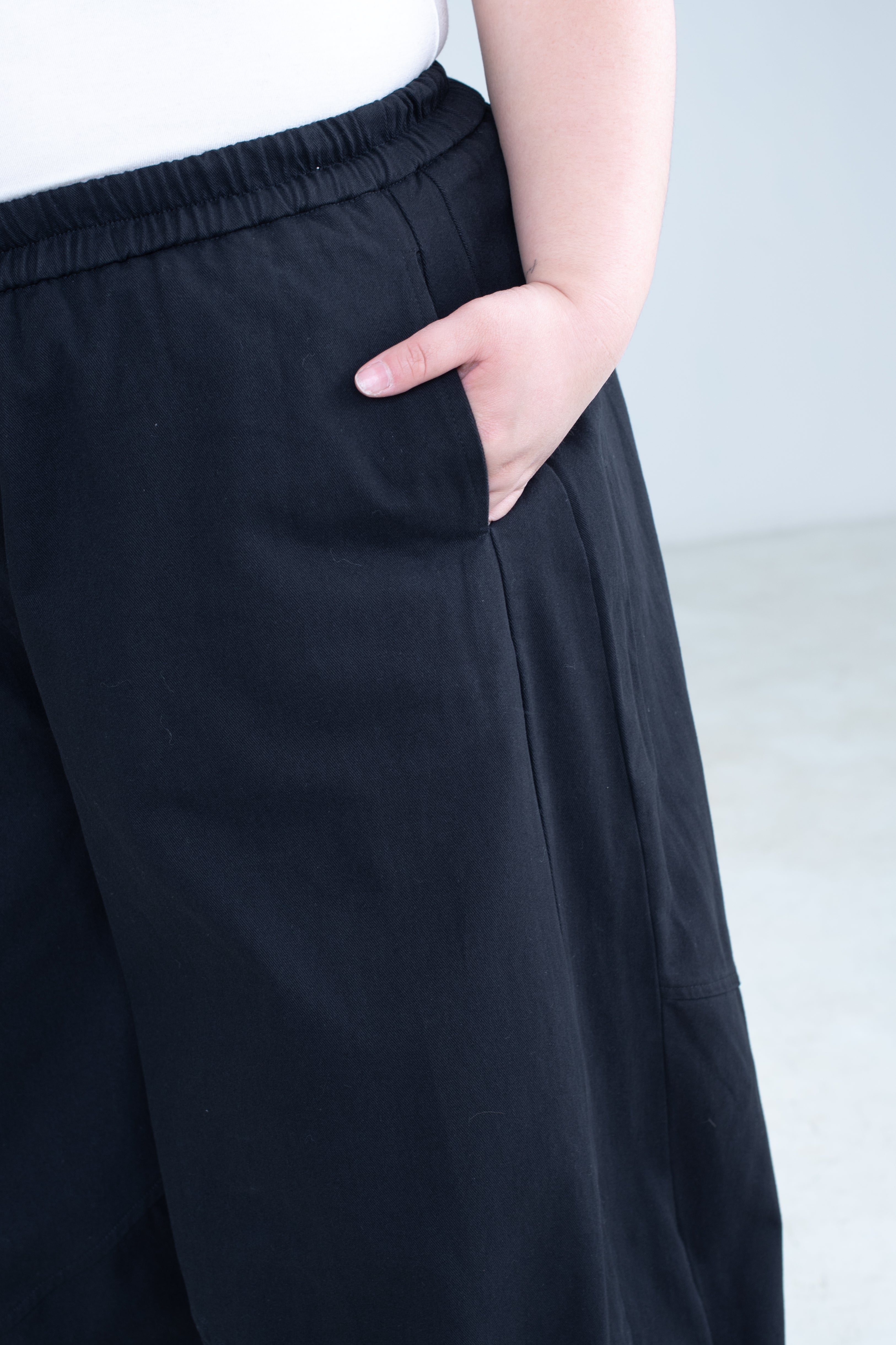 Curved Leg Trousers