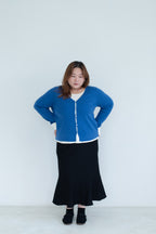 V-Neck Layered Knit Top