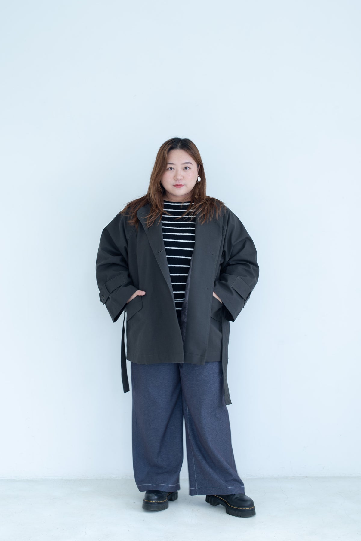 Striped Crew Neck Knit Top