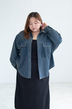 Vintage Denim Shirt Jacket