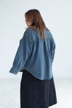 Vintage Denim Shirt Jacket