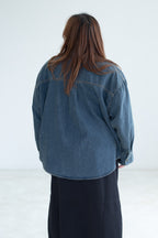 Vintage Denim Shirt Jacket