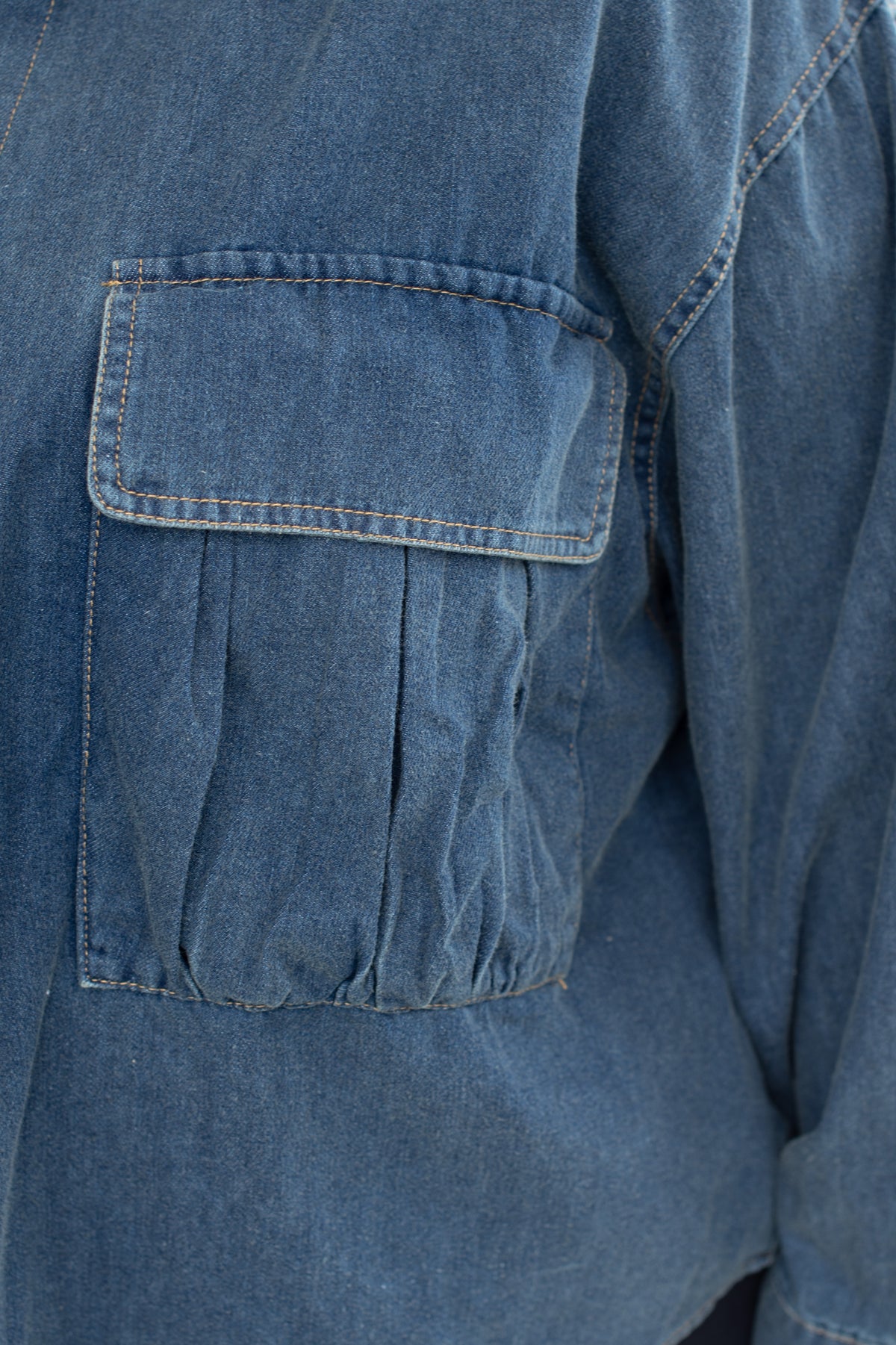 Vintage Denim Shirt Jacket