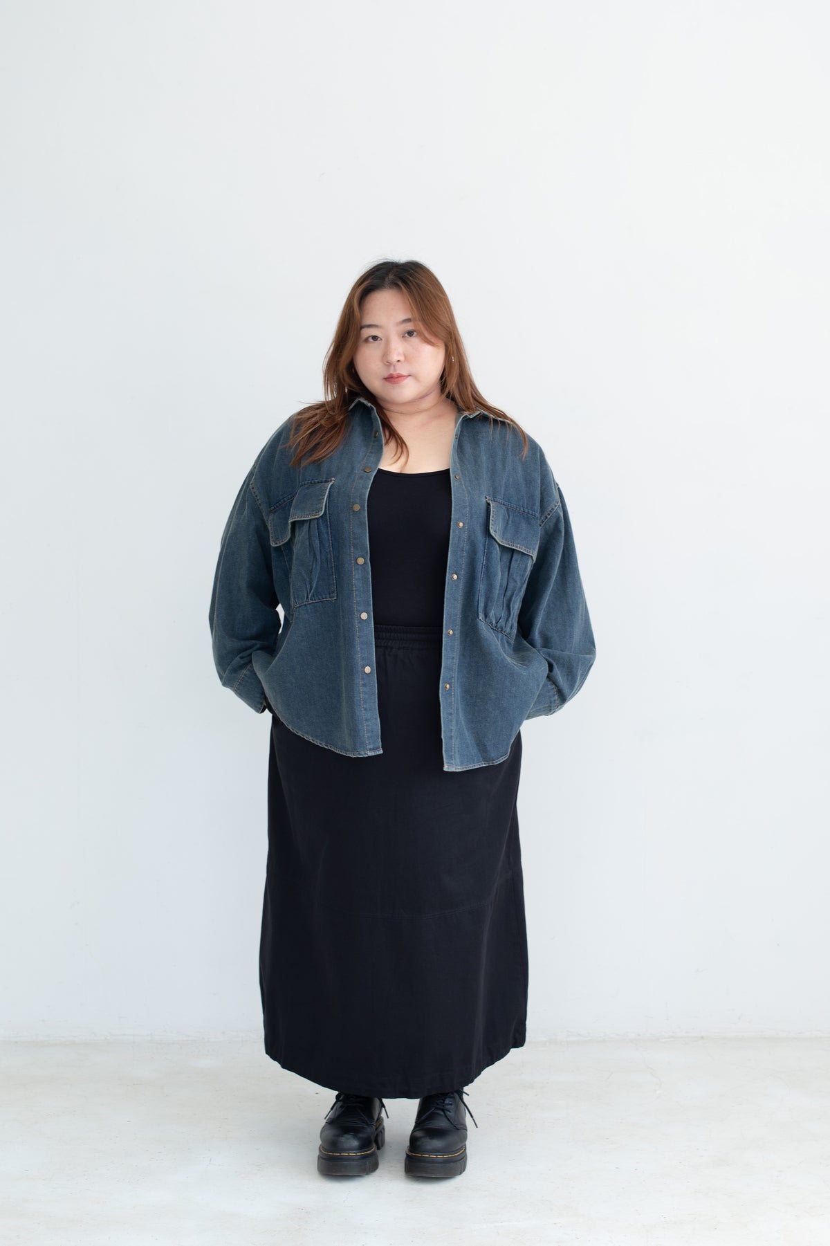 Vintage Denim Shirt Jacket