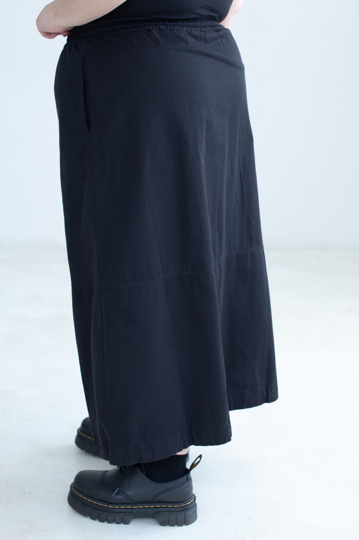Utility A-Line Maxi Skirt