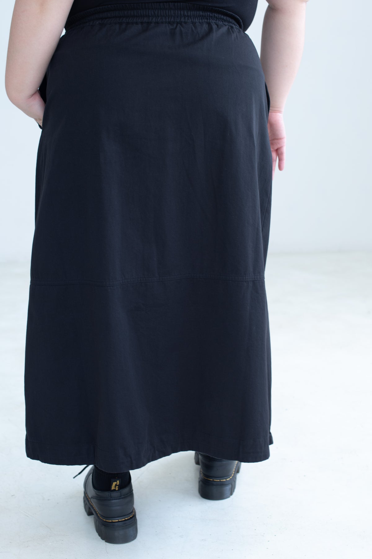 Utility A-Line Maxi Skirt