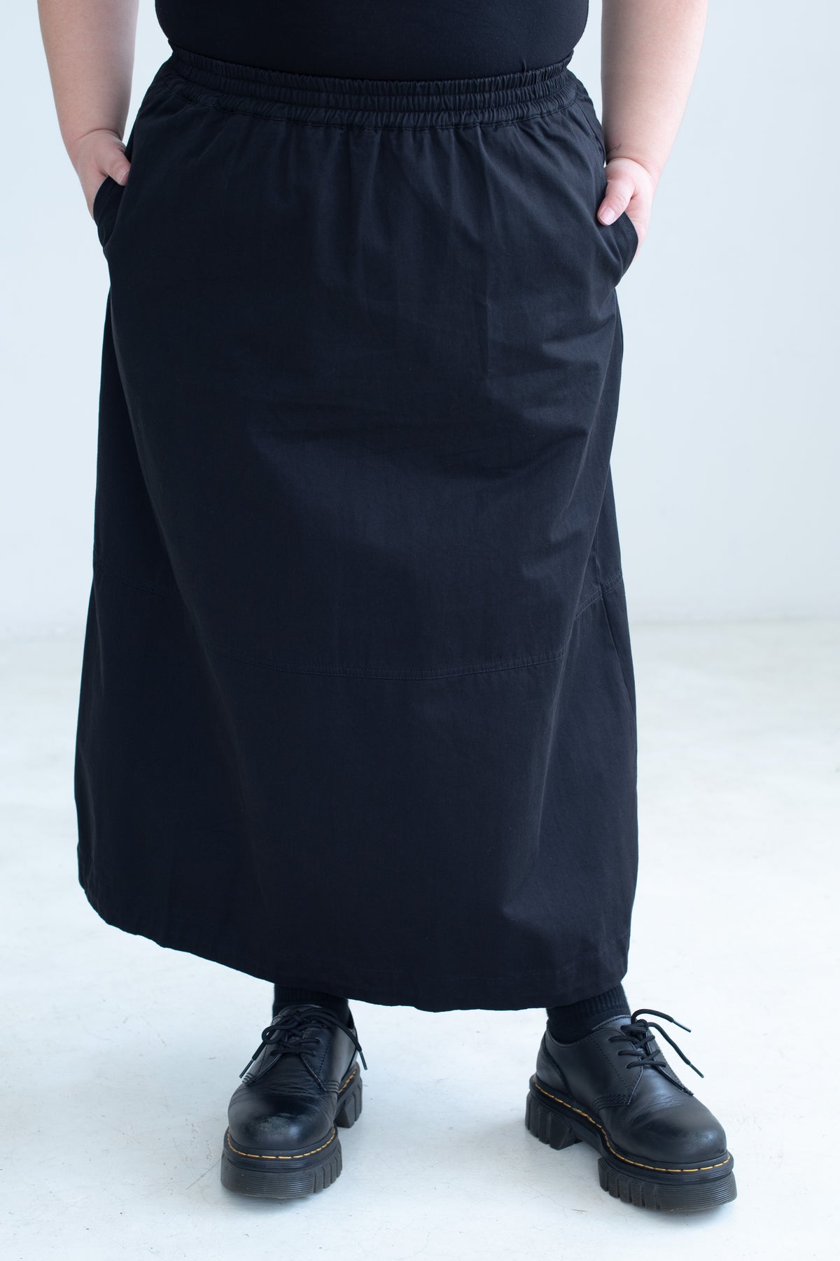 Utility A-Line Maxi Skirt