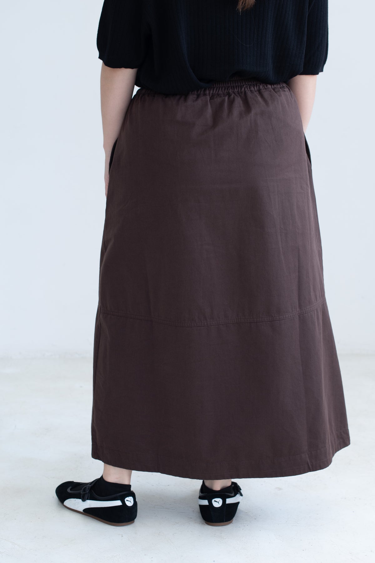Utility A-Line Maxi Skirt