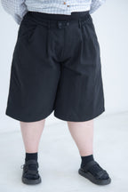 Mid-Length Wide Leg Trousers