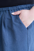 Everyday Denim Wide-Leg Trousers