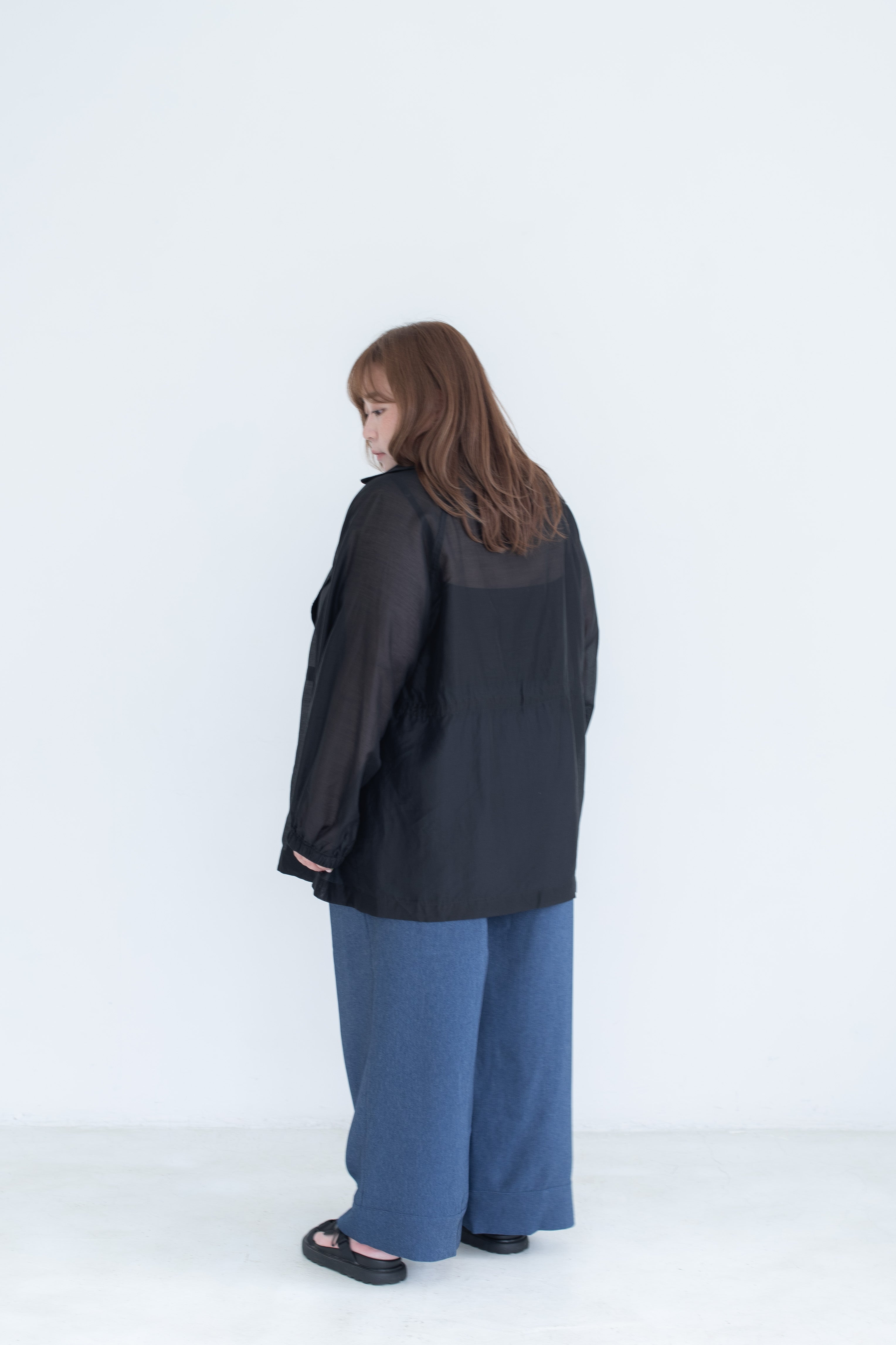 Everyday Denim Wide-Leg Trousers