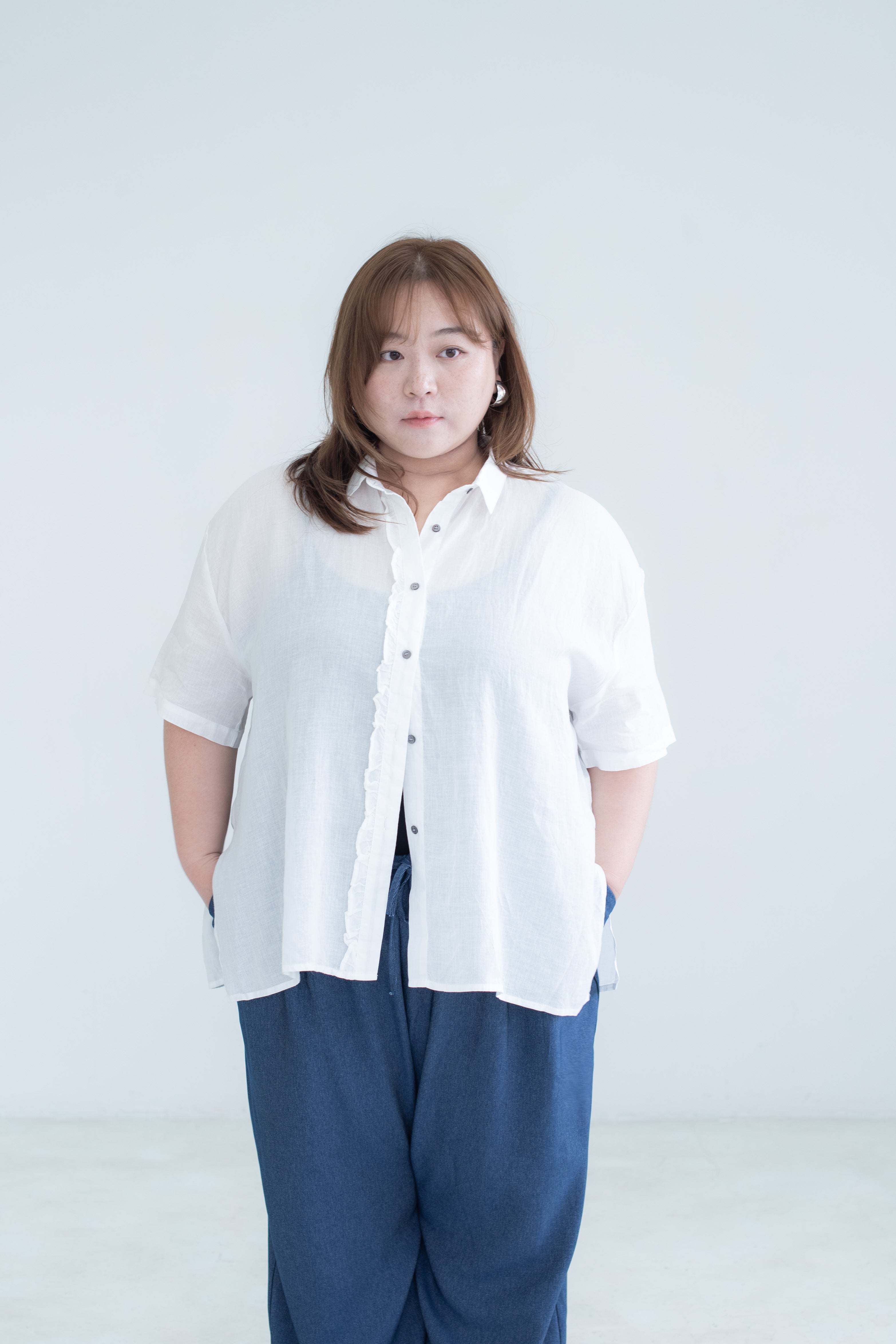 Frill Detail Shirt Top