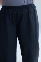 Cocoon Trousers In Black