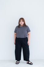Cocoon Trousers In Black