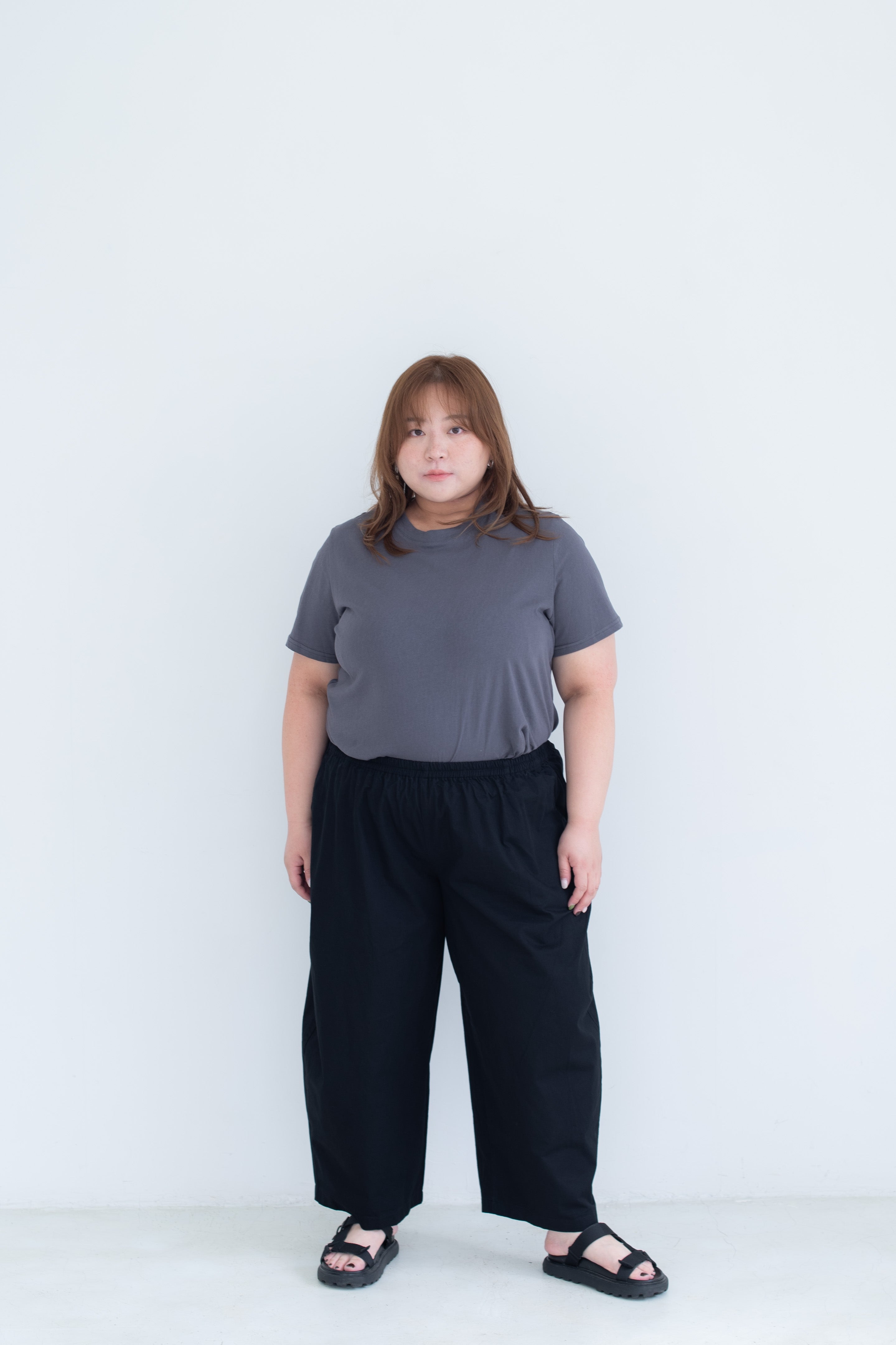 Cocoon Trousers In Black