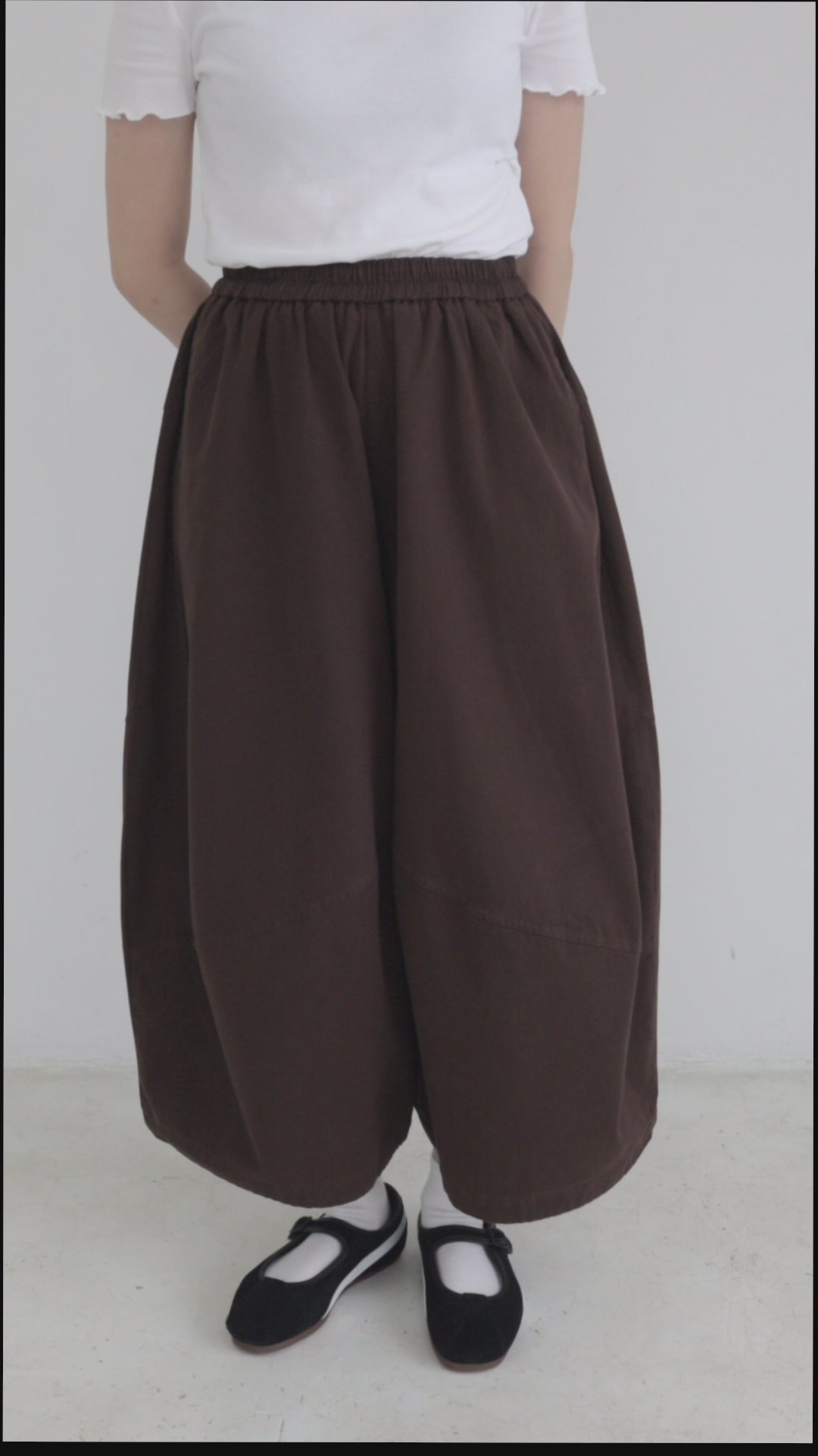 Curved Leg Trousers