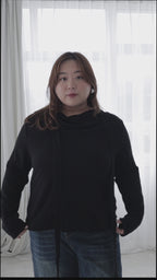 Tie Neck Long Sleeve Top